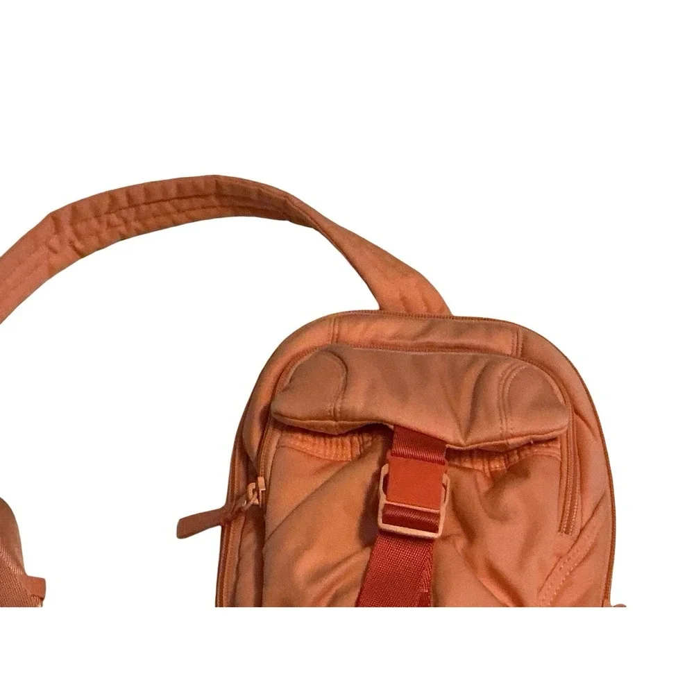 Vera Bradley Utility Sling Cotton Waist‎ Bag Backpack – Coral Peach
